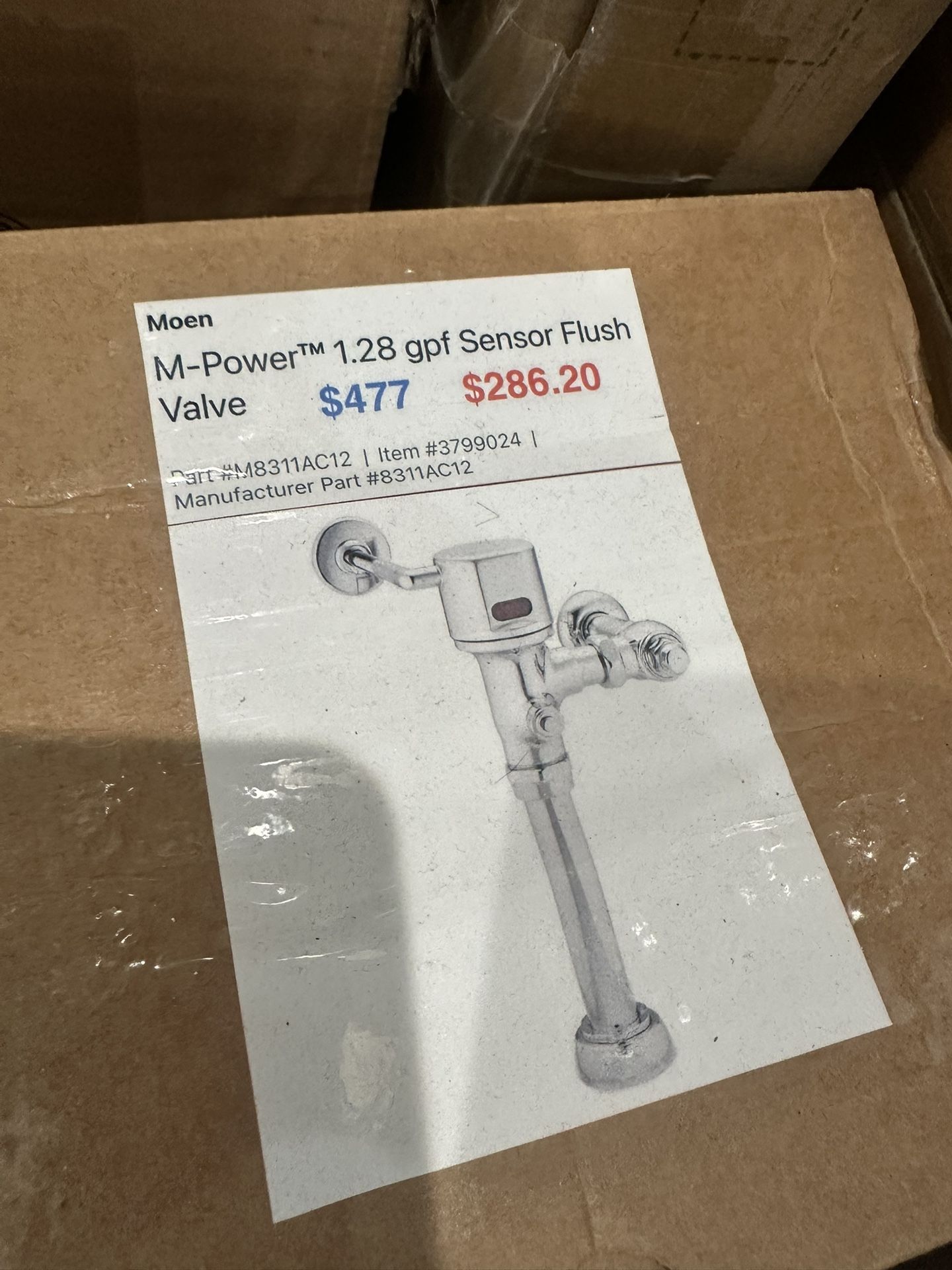 Moen M-Power™ 1.28 gpf Sensor Flush Valve