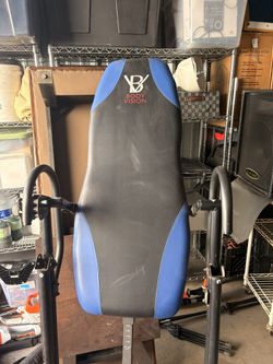 Body Vision Inversion Table Adjustable Back Stretch Therapy Exercise Table