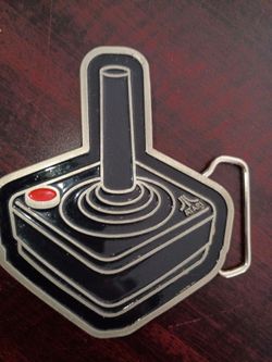 Vintage Atari belt buckle