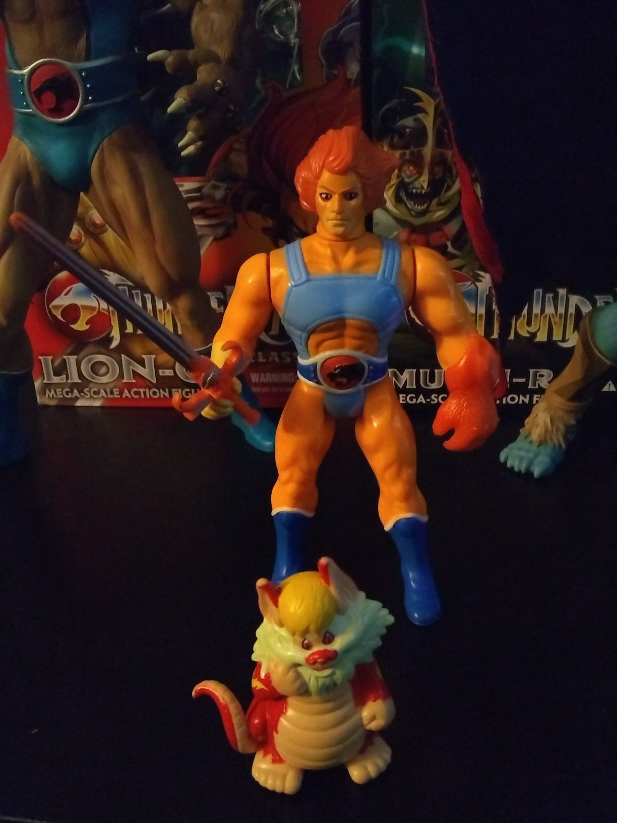 Original Thundercats Lion-O and Snarf Figure