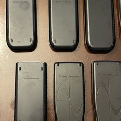 (4) Texas Instrument TI-84 Plus, 2(TI-83 Plus), 1(TI-83 Plus) UNTESTED