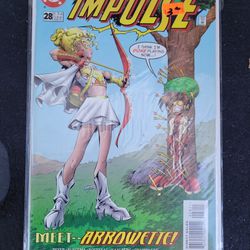 IMPULSE #28 1ST APPEARANCE ARROWETTE DC COMICS