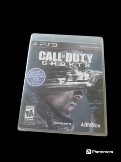 Playstation 3 Call Of Duty Ghosts