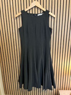 Calvin Klein Black Sleeveless Fit and Flare Dress