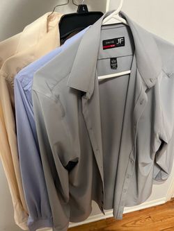 4 men’s long sleeve shirts like new size large $20 for all