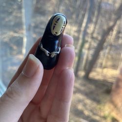 3-5cm Anime My Neighbor Totoro No Face Toy Hayao Miyazaki Mini Garden PVC Action Figures Kids Toys  Please check my selling page for other clothes, lu