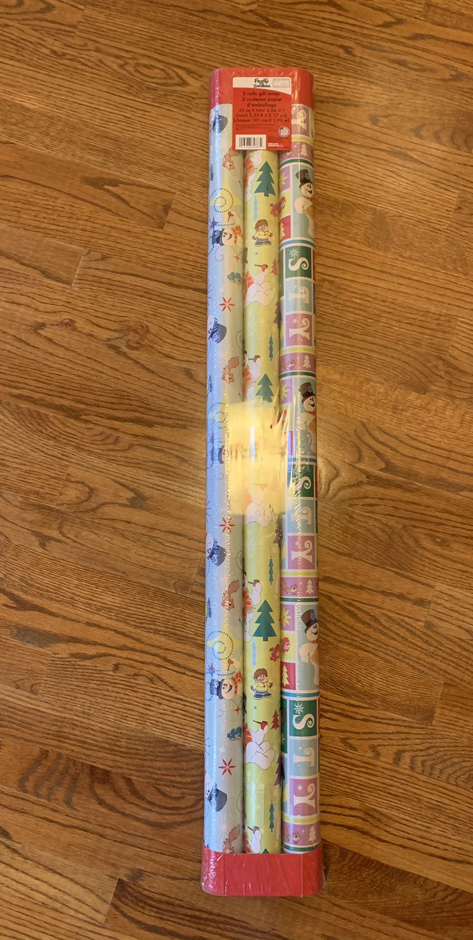 Brand New Frosty The Snowman Christmas Wrapping Paper