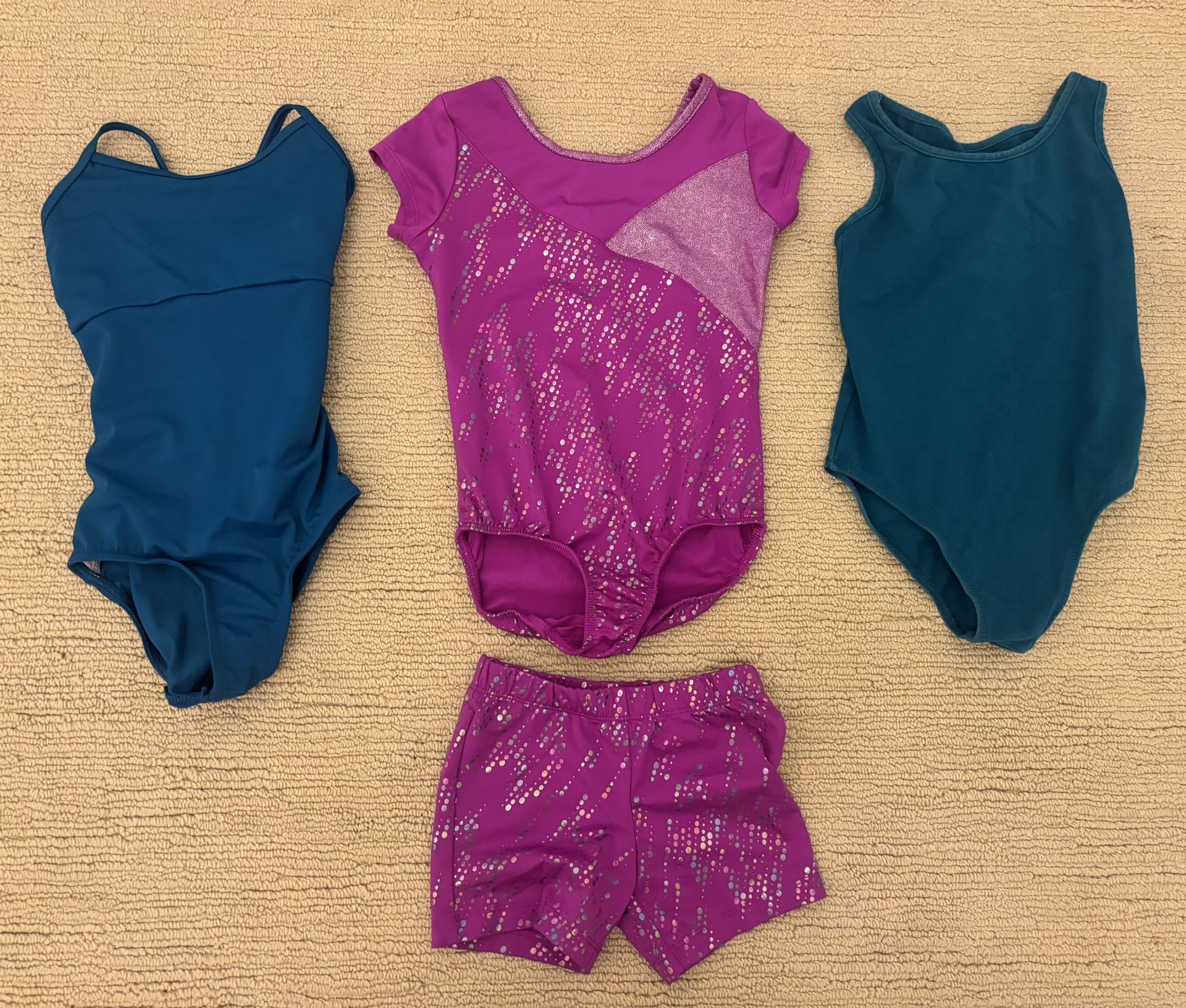 Girls Dance & Gymnastics Leotards – Sizes 4–6