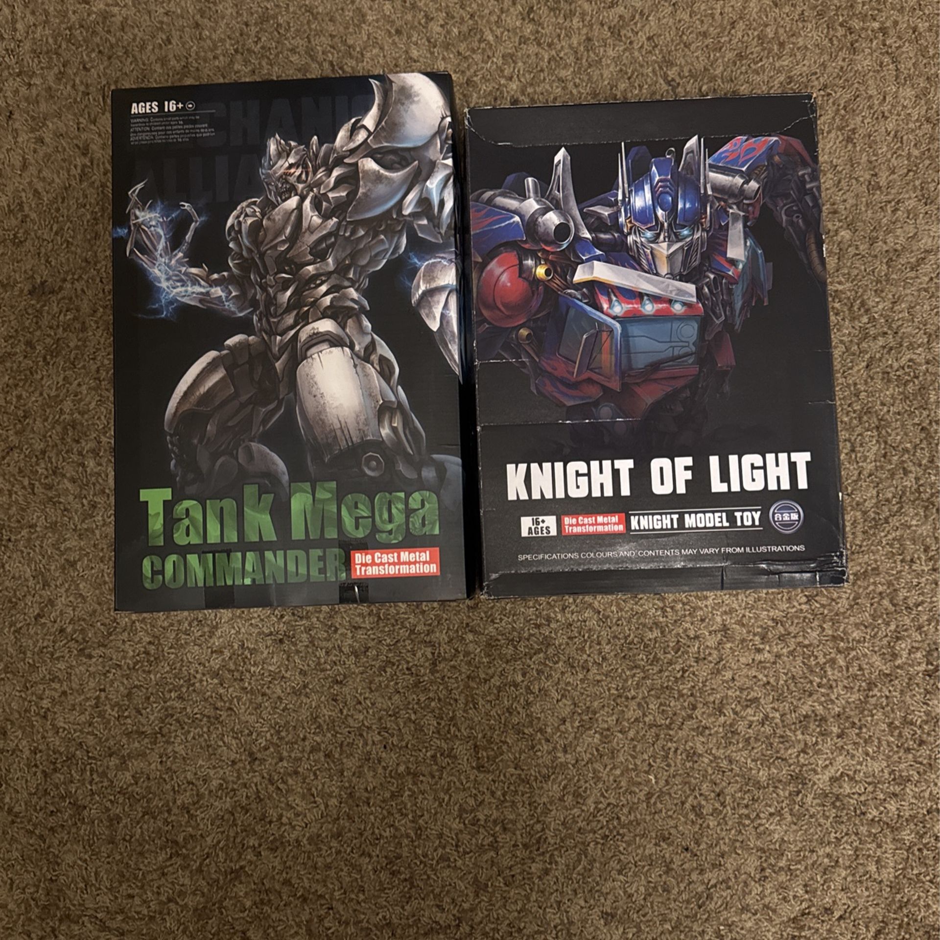 Black Mamba Ls-06 Megatron And Ls-03 Optimus