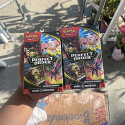 Pokemon perfect order booster packs