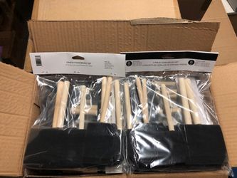 6 piece foam brush set