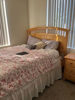 Bed Set, Fan and TV Stand
