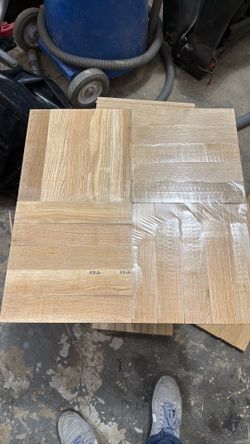 50 sq ft of Parquet wood flooring