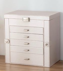 Large Jewelry & Watch Organizer Box – Multiple Drawer