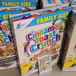 Cinnamon Toast Crunch With Pokémon Inside