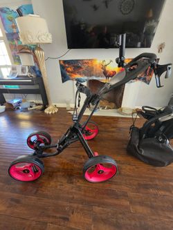 4 wheels push cart