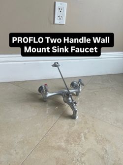 PROFLO Two Handle Wall Mount Sink Faucet (PickUp Today)