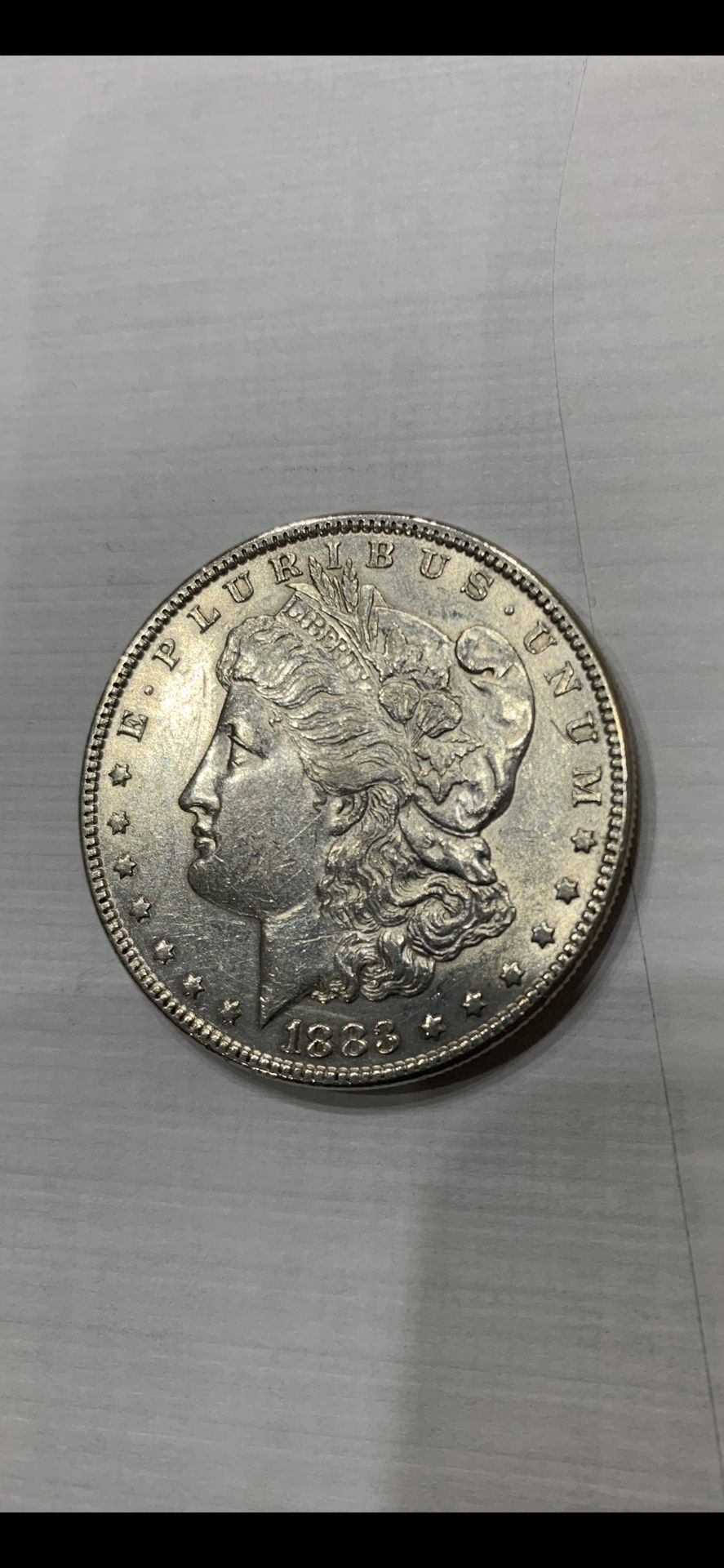 1883 P Morgan Silver Dollar 