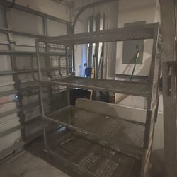 Commercial garage shelves