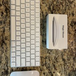 Apple Mouse & Apple Magic Keyboard 