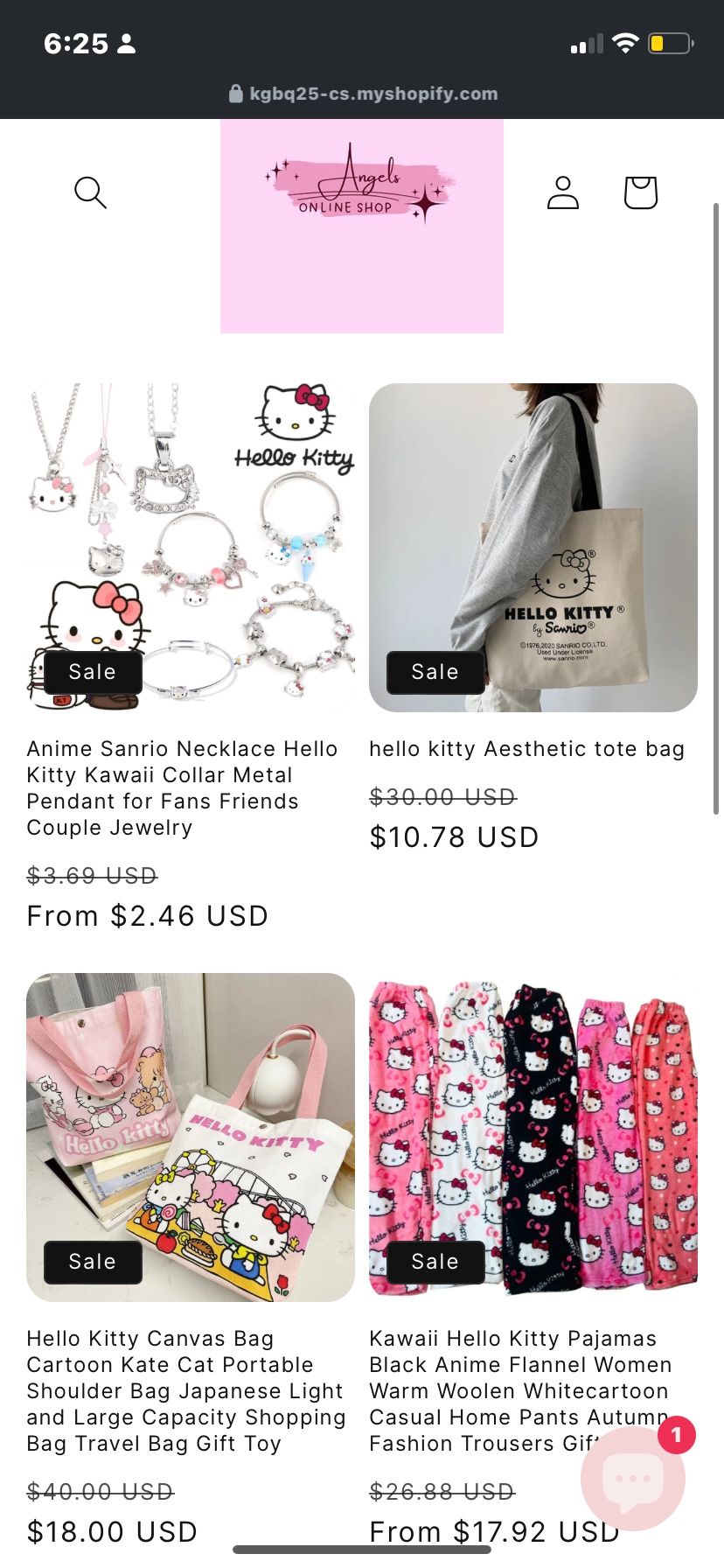 Hello kitty online shop