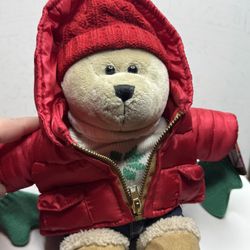 2006 Starbucks Bearista Plush 51st Edition Red Parka