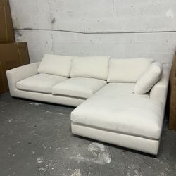 White Modern Sectional 