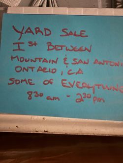 Yard Sale Today