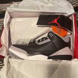 Jordan 3 black Cement