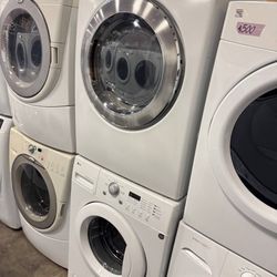 LG Tromm XL Capacity Washer and Dryer Electric Front Load Set Free Warranty Delivery 