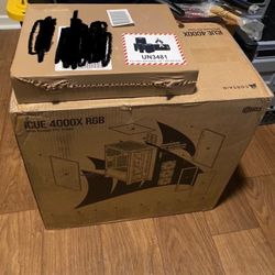 Corsair iCUE 4000X RGB Mid Tower PC Case - BLACK 