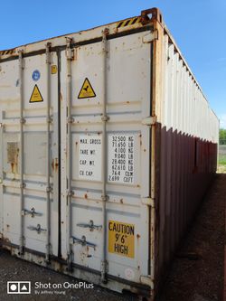 40ft High Cube Wind & Water Tight Shipping Containers For Sale