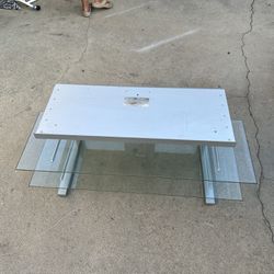 Table With Glass Shelves 