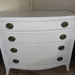 White Wooden Dresser