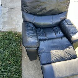 Leather Reclining Armchair