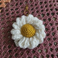 Larger Flower Keychain