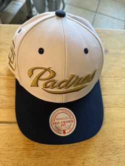 San diego padres cooperstown mitchell ness snapback hat 
