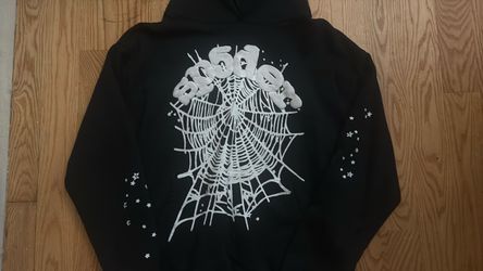 Sp5der Black Hoodie