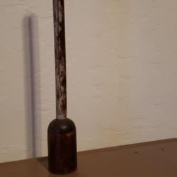 VINTAGE WOODEN CHURN DASHER PRIMITIVE RUSTIC BUTTER CHURN PESTLE TOOL FARMHOUSE ANTIQUE WOOD KITCHEN TOOL CRAFT DECOR