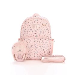 Backpack with Headphone Pencil Pouch