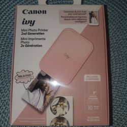 Brand New Canon Ivy Mini Photo Printer