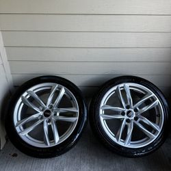 Audi OEM 18’ Wheels with Tires 