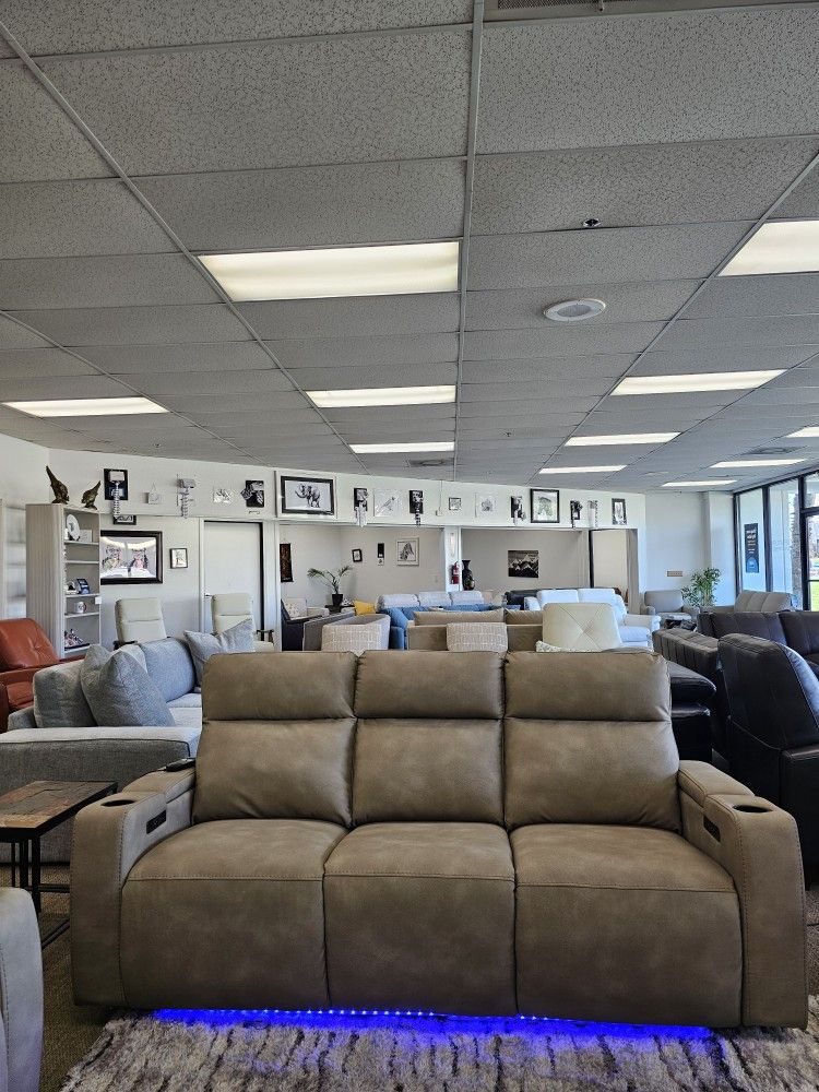 Fabric Sofa Greymel