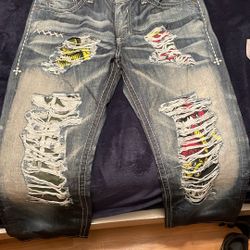 Affliction Dark Blue Size 36