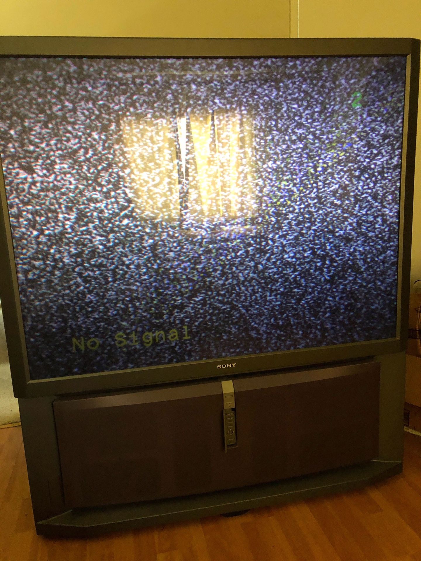 SONY model name / number: KP-61HS30 SONY 61" DLP REAR PROJECTION TV FREE TV ! Must pick up. FREE !