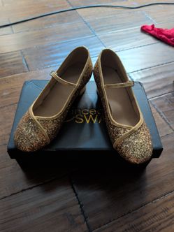 Gold Glitter Heel