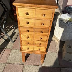 Wooden Jewelry Dresser Cabinet Box