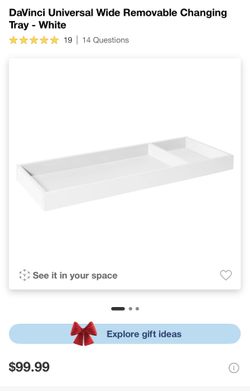 Davinci Universal Wide Removable Changing Tray