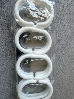 Brand new shower curtain rings