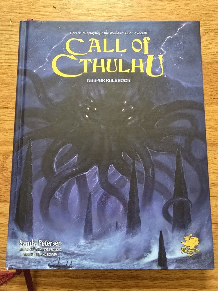 Call Of Cthuhlu RPG books